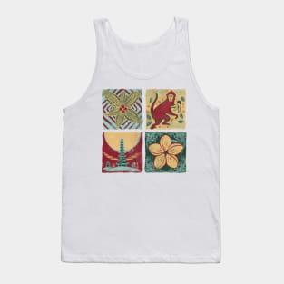 Bali Tile Arts Tank Top